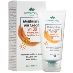 کرم ضد آفتاب مرطوب کننده کاسمکولوژی SPF30