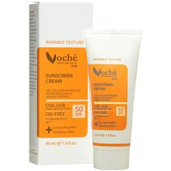 کرم ضد آفتاب پوست چرب بی رنگ SPF50