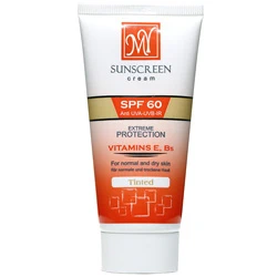 کرم ضد آفتاب رنگی SPF60 مناسب پوست نرمال و خشک