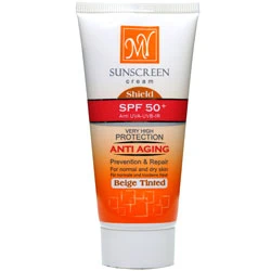 کرم ضد آفتاب بژ پر رنگ SPF50