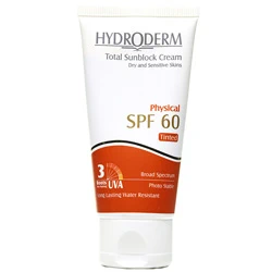 کرم ضد آفتاب رنگی SPF60 فیزیکال